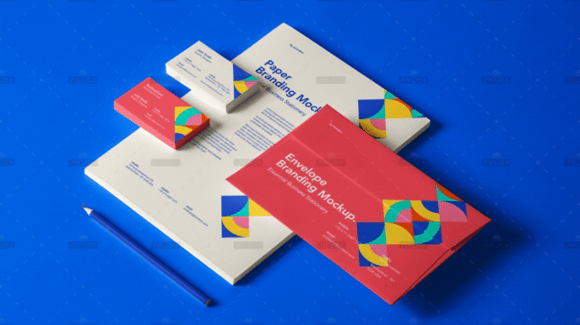 demo attachment 3094 essential business stationery mockup preview