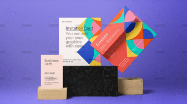 demo attachment 3097 invitation estationery presentation mockup preview