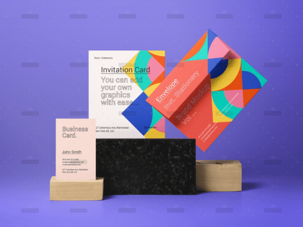 demo attachment 3097 invitation estationery presentation mockup preview